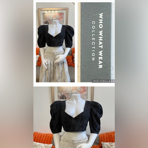 Sweetheart Sexy Black Crop Top - Picture 7 of 7